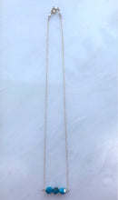 Load image into Gallery viewer, Apatite Star Cut Bar Necklace