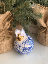 Load image into Gallery viewer, Blue China Print Ceramic Ornament