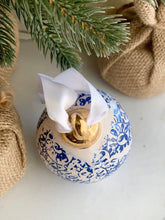 Load image into Gallery viewer, Blue China Print Ceramic Ornament