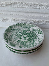Load image into Gallery viewer, Green Floral Ceramic Dish Set