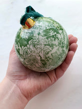 Load image into Gallery viewer, Green China Print Ceramic Ornament