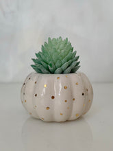 Load image into Gallery viewer, Mini Ceramic Pumpkin Planter
