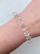 Load image into Gallery viewer, Crystal Quartz Sterling Silver Bracelet