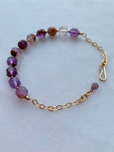 Load image into Gallery viewer, Super Seven Crystal Gold Bracelet