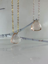 Load image into Gallery viewer, Morganite Pendant Necklace