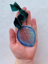 Load image into Gallery viewer, Porcelain Hydrangea Leaf Ornament Ornament