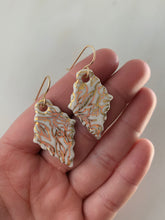 Load image into Gallery viewer, Leona Gold Floral Earrings