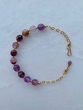 Load image into Gallery viewer, Super Seven Crystal Gold Bracelet