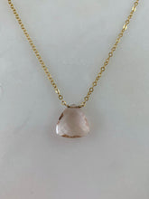 Load image into Gallery viewer, Morganite Pendant Necklace