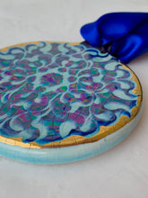 Load image into Gallery viewer, Ceramic Iridescent Circle Ornament