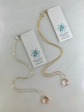 Load image into Gallery viewer, Morganite Pendant Necklace