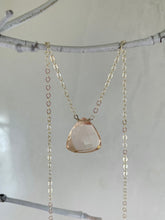 Load image into Gallery viewer, Morganite Pendant Necklace