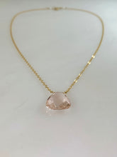 Load image into Gallery viewer, Morganite Pendant Necklace