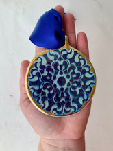 Load image into Gallery viewer, Ceramic Iridescent Circle Ornament