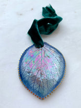 Load image into Gallery viewer, Porcelain Hydrangea Leaf Ornament Ornament