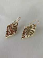 Load image into Gallery viewer, Leona Gold Floral Earrings