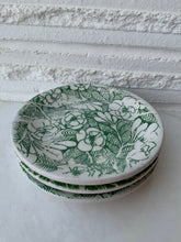 Load image into Gallery viewer, Green Floral Ceramic Dish Set
