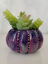 Load image into Gallery viewer, Ceramic Pumpkin Planter
