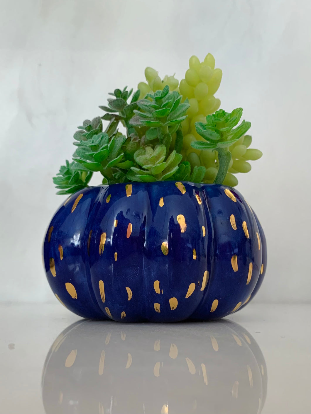 Ceramic Pumpkin Planter