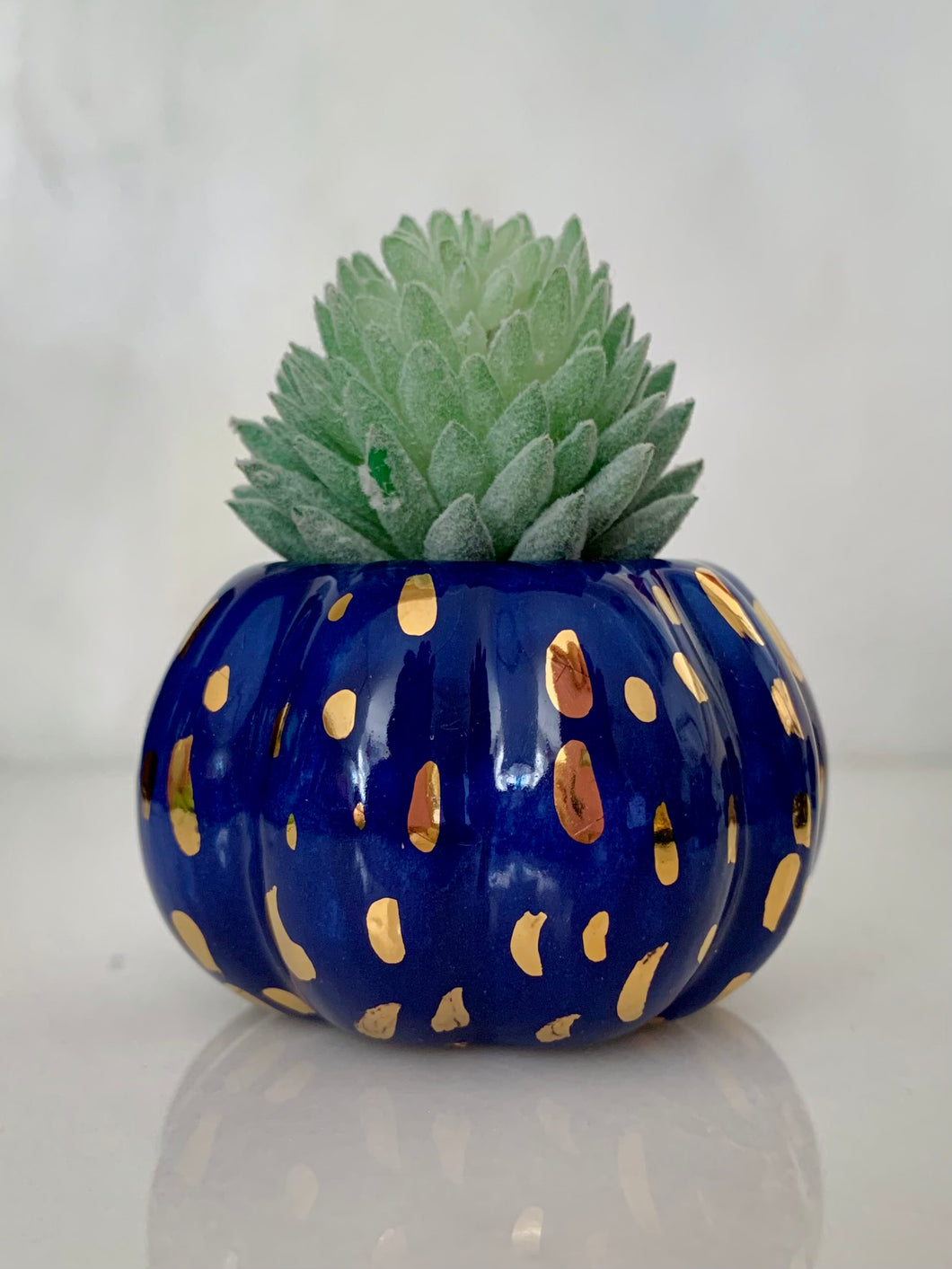 Mini Ceramic Pumpkin Planter