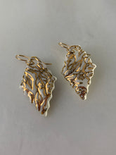 Load image into Gallery viewer, Leona Gold Floral Earrings
