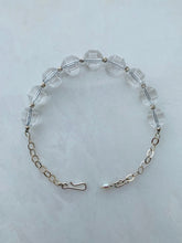 Load image into Gallery viewer, Crystal Quartz Sterling Silver Bracelet

