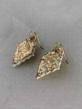 Load image into Gallery viewer, Leona Gold Floral Earrings

