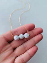 Load image into Gallery viewer, Howlite Trio Necklace
