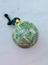Load image into Gallery viewer, Green China Print Ceramic Ornament
